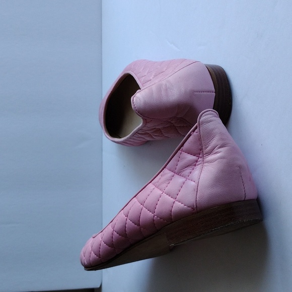 Manolo Blahnik Giungla , quilted pink ballet flats, 37.5, - Picture 6 of 12